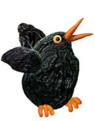 Digital collage crow #1