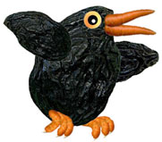 Digital collage crow #2