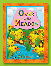 Over in the Meadow cover - digital photo-collage illustration
